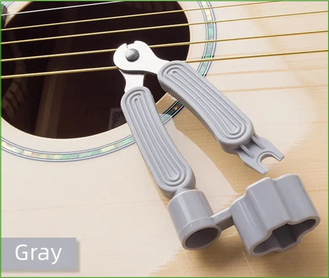 3-in-1 Guitar String Winder, Cutter and Bridge-Pin Puller — 1 Piece