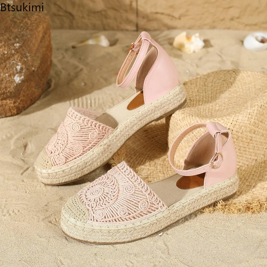 Hemp Rope Fisherman Sandals