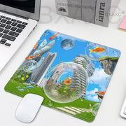 1pc Cute-Frutiger Aero Arts Small XS Mouse Pad Keyboard Pad Laptop Cushion Non-slip Table Mat Desk Pad For Home Office HYBXAXC