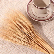 50pcs Artificial Flower Natural Dried Wheat Stalks DIY Craft Elegance Dry Wheat Spikes Rustic Dried Flowers Christmas Decoration