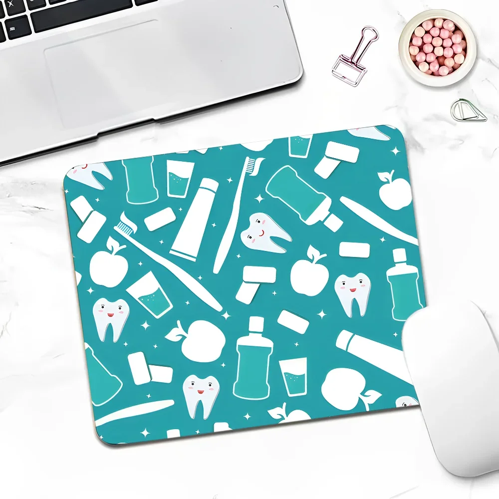 Dentist Dental DIY Desktop, Cute Mouse Pad, Extended Game Accessories, Writing Pad Writing Table Pad Kawaii Desk Mat