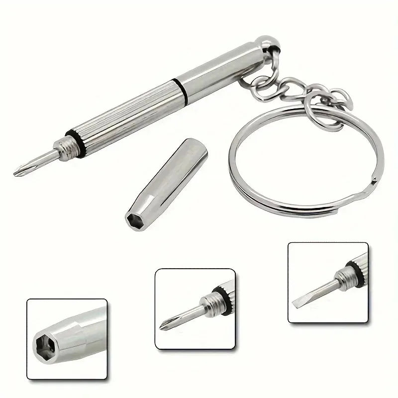 Viewring Stainless Steel Mini Keychain Screwdriver — Selected Pack