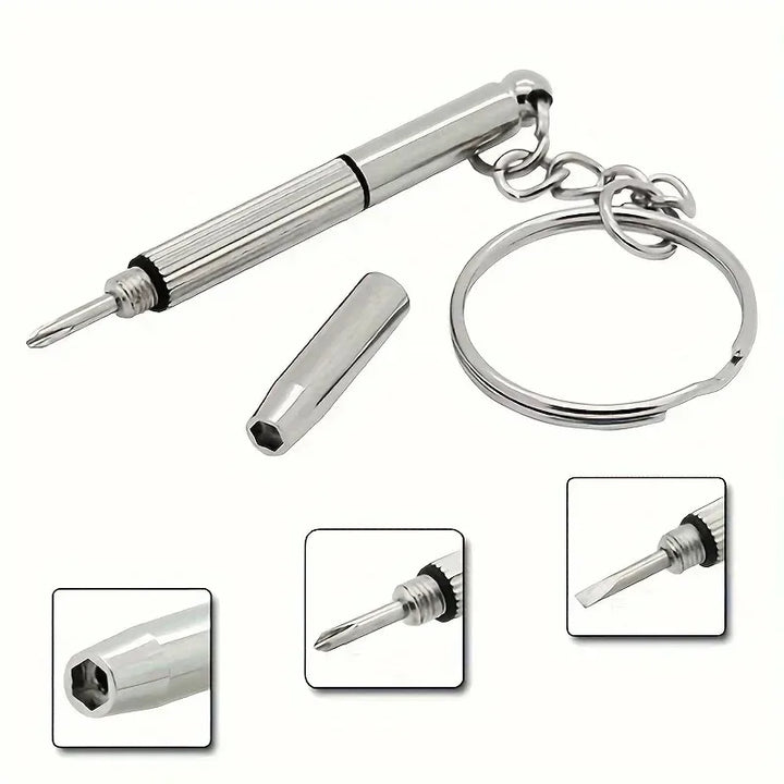 Viewring Stainless Steel Mini Keychain Screwdriver — Selected Pack