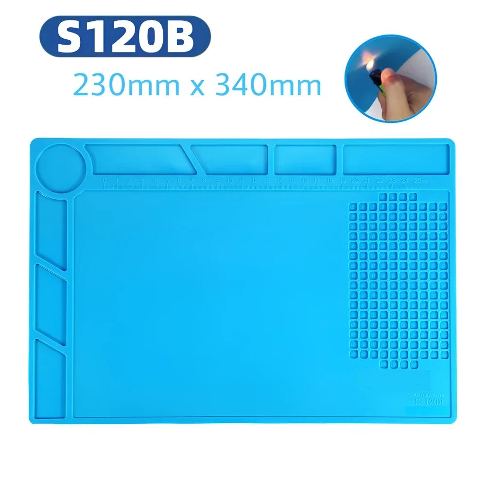 Silicone Electronics Repair Work Mat — Model and Size Options