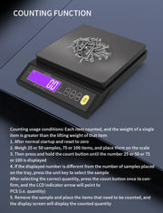 Rechargeable Stainless Steel Digital Kitchen Scale