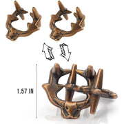 Magic Baffling 3PCS Set Disentanglement Metal Brain Teaser Puzzles Ring Educational Toys IQ Games For Kids Teens Adults Gifts