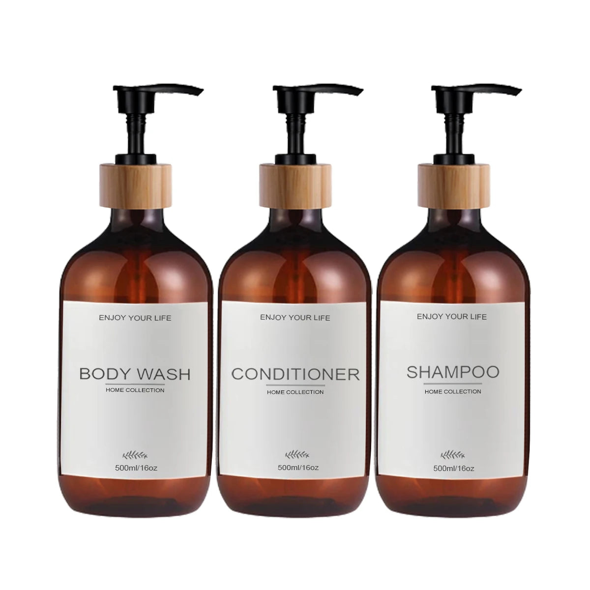 Refillable 500ml Pump Dispenser Bottle