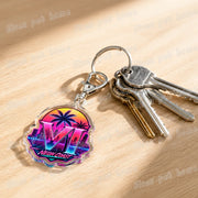 Classic Game Vice City Keychains for Accessories Bag Charm San Andreas Pc Games  Lovers Keyring Jewelry Fans Gifts
