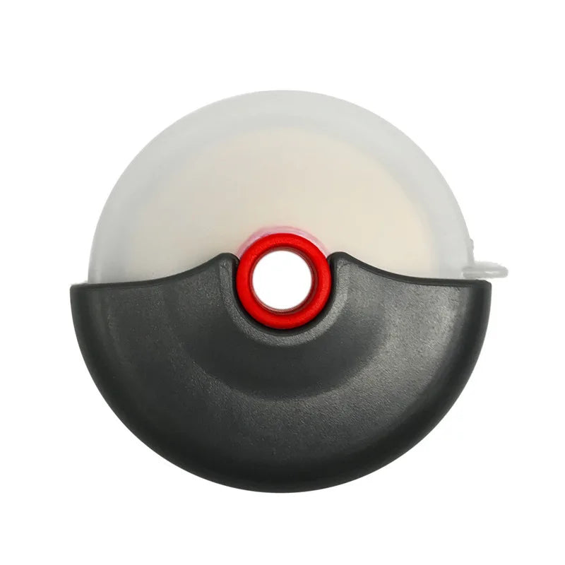 Stainless Steel Pizza Wheel Cutter with Blade Cover — 4-Inch, Selected Color