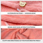 Polyester Microfiber Hair Towel Wrap — 1 Piece