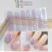 Semi-Cured Gel Nail Polish Strips, 14-Pc