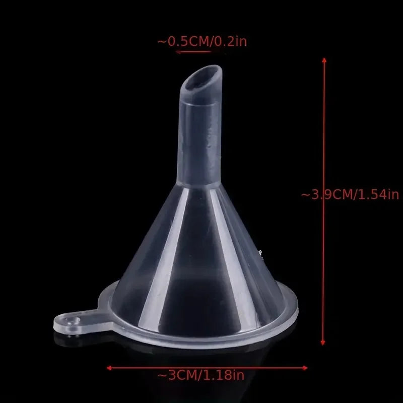 Mini Polypropylene Funnels — Selected 5-, 10-, 20-, 30- or 50-Piece Pack