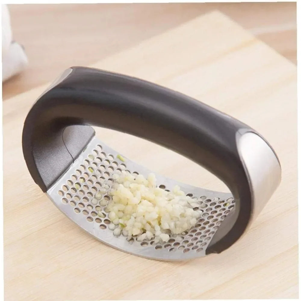 Manual Garlic Mincer and Prep Tool Set