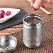 Stainless Steel Cylinder Tea Infuser — Selected Size and Pack