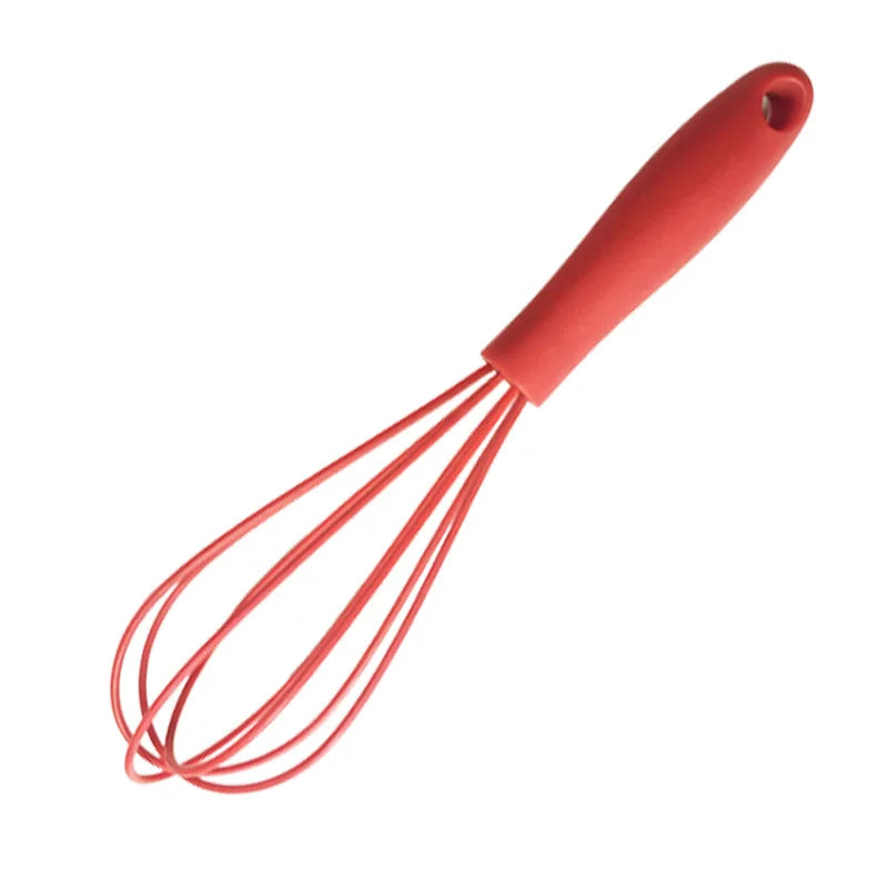 6-inch Mini Children's Silicone Egg Beater Household Manual Cream Egg Mixer Kitchen Baking Tool