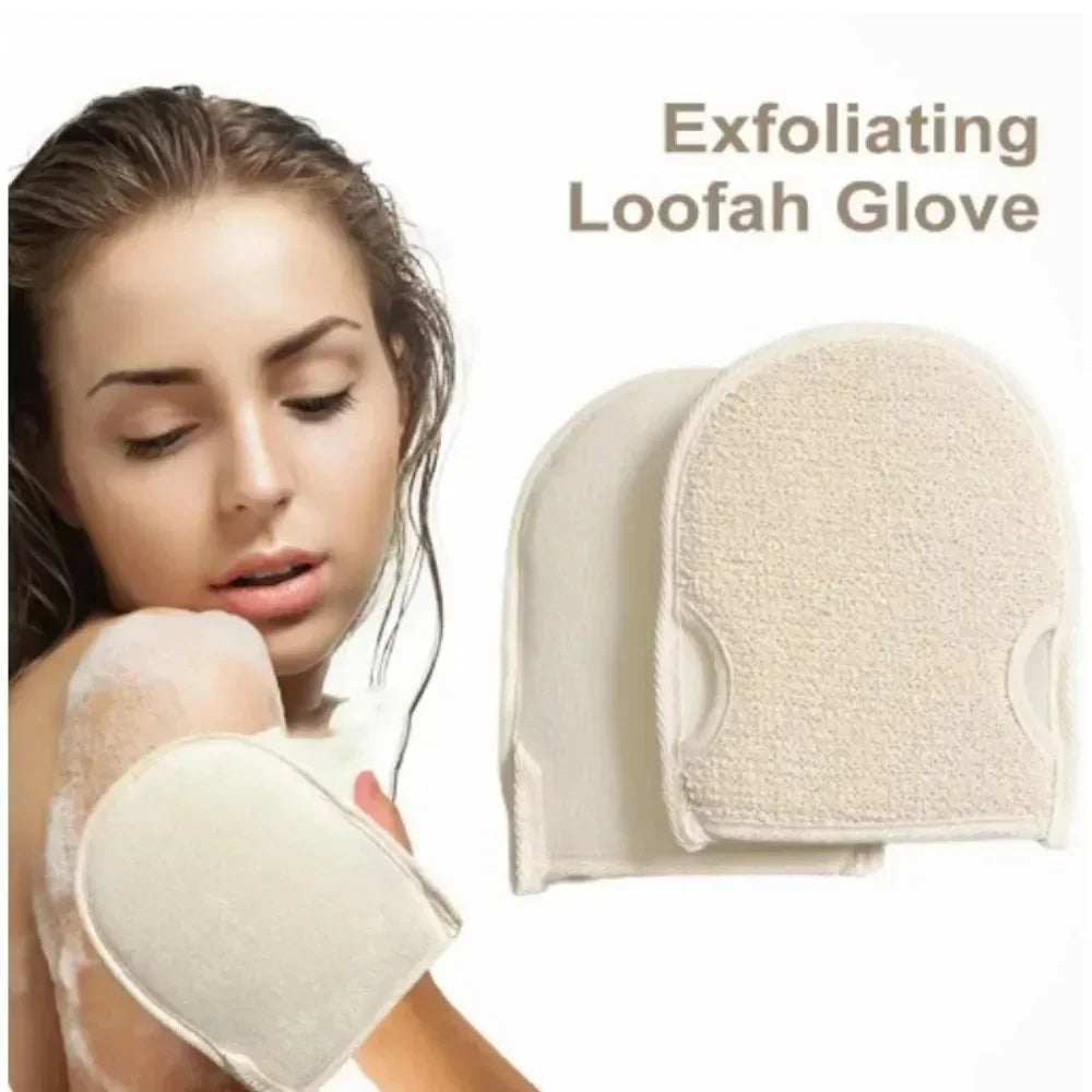 Dual-Texture Loofah Exfoliating Glove