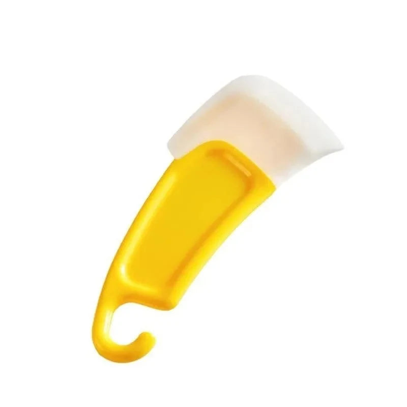 Silicone-Head Pan Cleaning Scraper — Yellow, 1, 2 or 3 Pieces