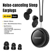 Essager Noise Cancelling Ear Plugs for Sleeping Anti-Noise Hearing Protection Soft Silicone Earplug for Sleep Work Study Travel