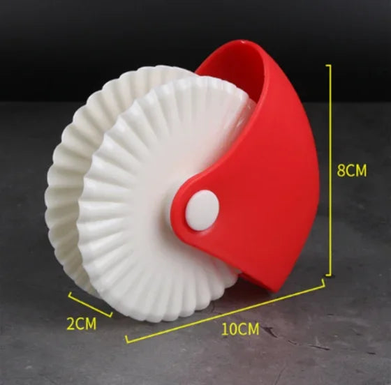 Kitchen Pizza Pastry Lattice Cutter Pastry Pie Decor Cutter Plastic Wheel Roller for Pizza Pastry Pie Crust Baking Cutter Tools