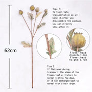 Artificial Seed-Pod Decorative Stem — 1 Piece, Selected Color