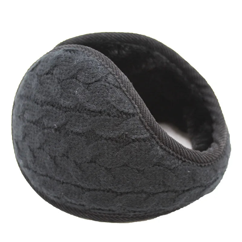Unisex Knit Behind-Head Winter Earmuffs — 1 Pair