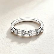 2026 New 925 Silver Sun Star Moon Bow Ring, Size 6 7 8 9, Suitable for European Women's Original Charm High Jewelry Gifts