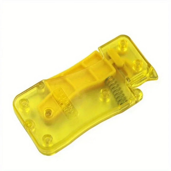 Plastic Hand-Sewing Needle Threader — Yellow, 1 Piece