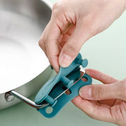 Silicone Pot-Handle Covers — Gray or Gray-Blue, 1 Pair