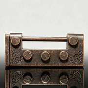 Ancient Chinese Puzzle Lock with Key Metal Disentanglement Brain Teasers For Kids & Adults IQ Test Educational Toys