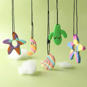 BPA Free Silicone Baby Teether Cartoon Newborn Sensory Chew Necklace Pendant Teething Toys for Autism ADHD Special Care Teethers