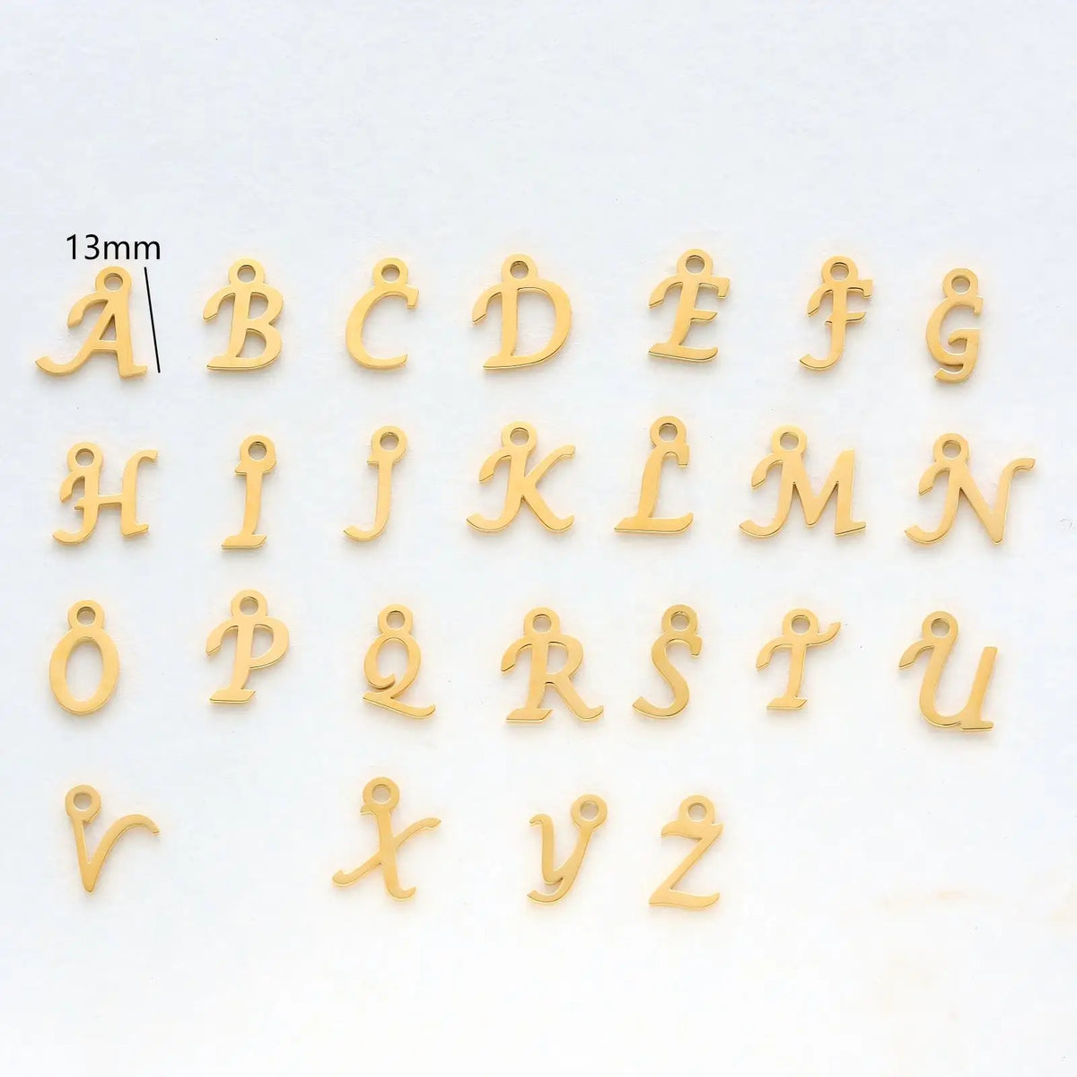 Chamica Initial Necklaces for Women, Dainty A-Z Pendant Letter Charm Necklace Personalized Name Necklaces for Women Jewelry