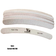 Abrasive Nail File Set — 5 Pieces, Selected Shape and Grit