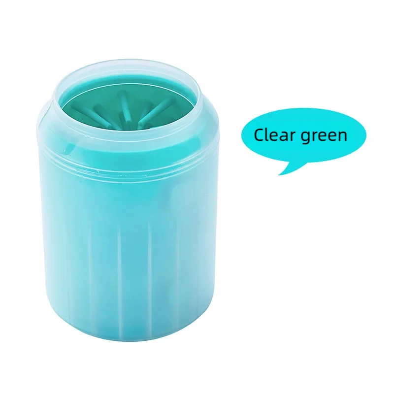 Dog Paw-Cleaning Cup with Silicone Insert — S, M or L, 1 Piece