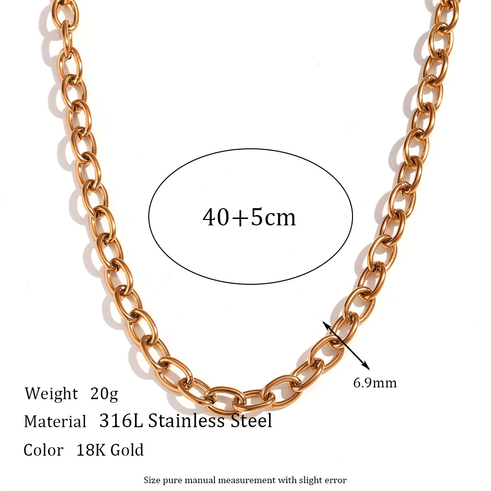 E.B.belle Gold Plated Chain Jewelry