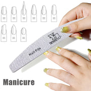 Abrasive Nail File Set — 5 Pieces, Selected Shape and Grit