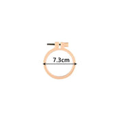 Plastic Embroidery Hoop — 7.3–27 cm, 1 Piece