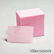 Nail Polish Remover Lint Free Nail Art Removal Wipes Cotton Pad Gel Nail Polish Eyelash Glue Cleaning Wipes Nails Accessories