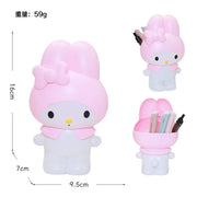 Cute Cartoon Desk Organizer Kawaii Cat Print Pencil Holder Pen Stand Office Storage Container For Women Teens Girls Gift daily