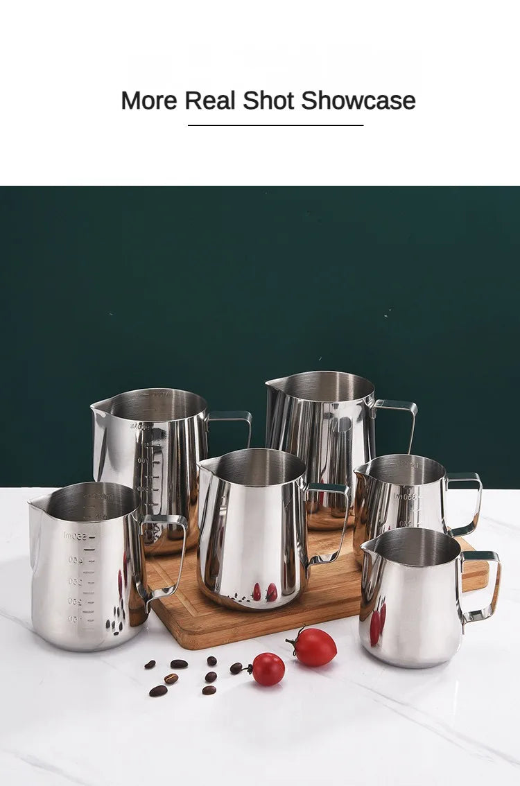 Stainless Steel Milk Frothing Pitcher
