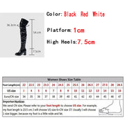 Patent Leather Thigh-High Boots