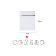 Polyester Mesh Zipper Laundry Bag — Single Size or 4-Piece Set