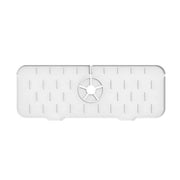 Silicone Faucet Splash Guard and Draining Mat — 1 Piece