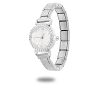 Fashion Luxury DIY 9MM Charm Stainless Steel Shiny Round Square Watch Bracelet Bangle High Quality Y2K Watch Head Christmas Gift