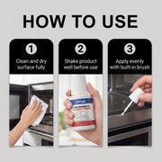 Heat Resistant Microwave Cavity Paint White Microwave Interior Touch Up Paint Appliance Scratch Repair 30ml Cover up rust DIY