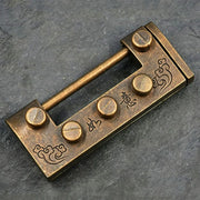 Ancient Chinese Puzzle Lock with Key Metal Disentanglement Brain Teasers For Kids & Adults IQ Test Educational Toys
