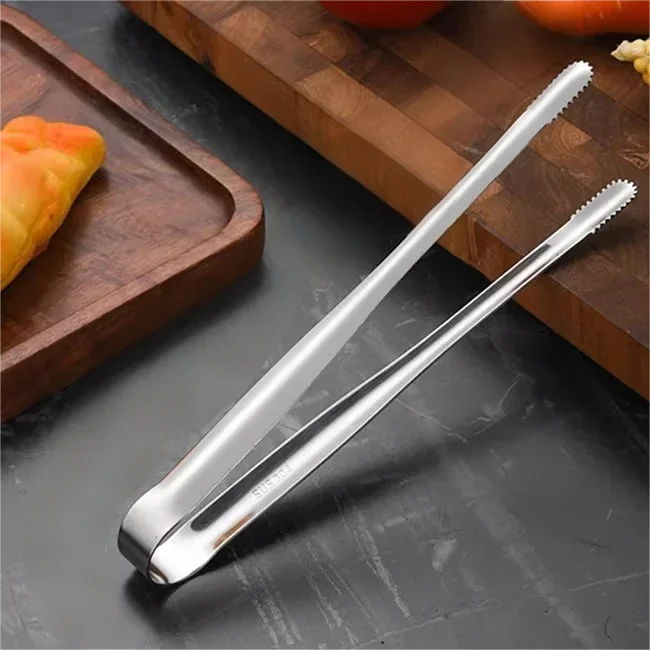 Stainless Steel Kitchen Serving Tongs — 1 Piece, Selected Style