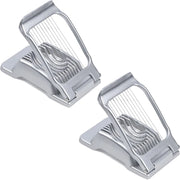 LMETJMA Stainless Steel Egg Slicer