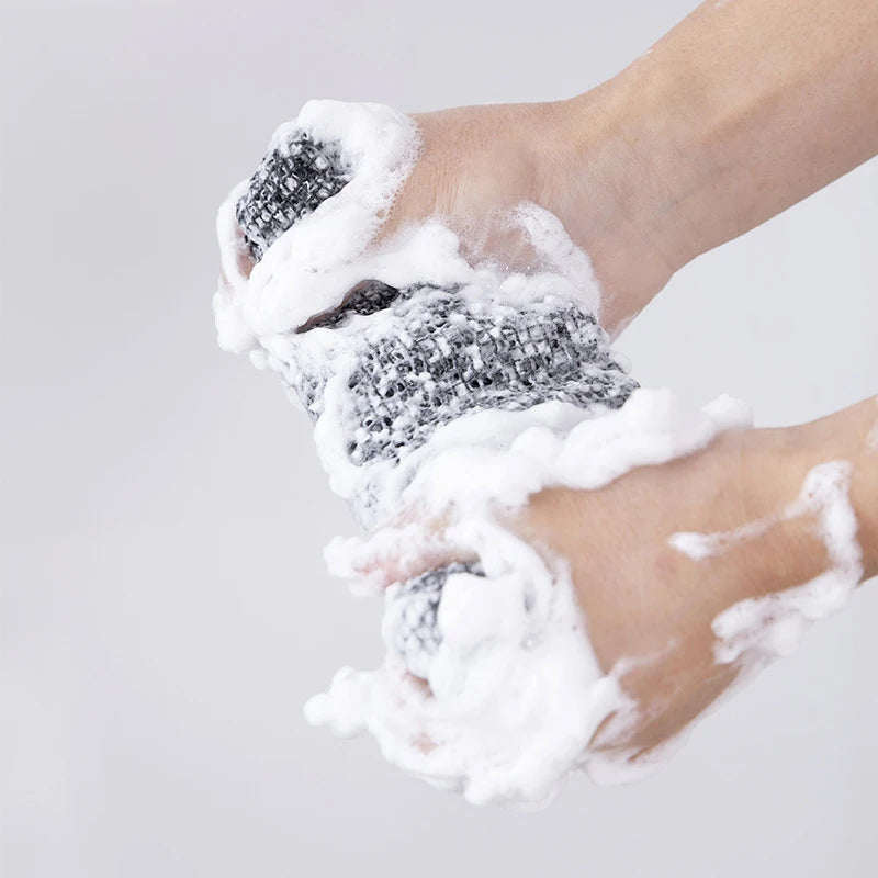Japanese Rubbing Washcloth Bath Nylon Towel Brush For Back Towels Exfoliating Scrub Shower Sponge Body Bathroom Accessories