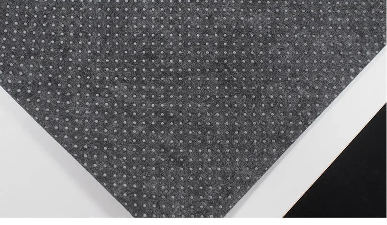 Dark Gray Felt Desk Mat — 100 × 50 cm, Non-Slip Backing