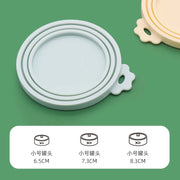 Reusable Pet-Food Can Covers — Selected Color, 1 or 4 Pieces
